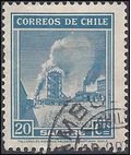 Chile # 201 1938 Used