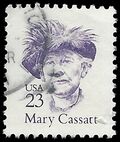 #2181 23c Great Americans Mary Cassatt 1988 Used