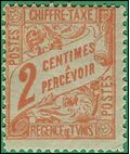 Tunisia #J 2 1901 Mint HR