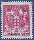 Monaco # 147 1937 Mint H Lightly Glazed Gum