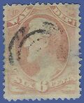 Scott O 86 6c Official War Department 1873 Used Faults Tear