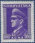 Croatia #  80  1944 Mint H Minor Skuff