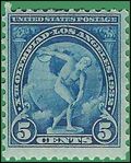# 719 5c 1932 Olympic Games Myron's Discobolus 1932 Mint NH