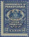 Pennsylvania SRS# ST1 2c Stock Transfer Tax used