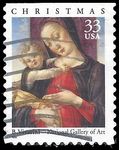 #3355 33c Madonna and Child Booklet Single 1999 Used
