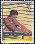 #3068L 32c 1996 Summer Olympics Men's Rowing 1996 Used