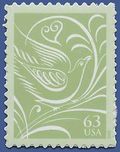 #3999 63c Wedding Doves Booklet Single 2006 Mint NH