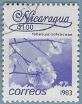 Nicaragua #1221 1983 CTO HR