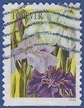 #5048 Botanical Art – Japanese Iris  Booklet Single 2016 Used