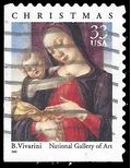 #3355 33c Madonna and Child Booklet Single 1999 Used