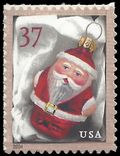 #3886 37c Christmas Santa Ornaments Red Santa 2004 Mint NH