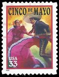 #3309 33c Cinco De Mayo 1999 Used