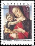 #3355 33c Madonna and Child Booklet Single 1999 Used