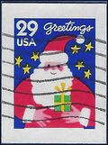 #2873 29c Christmas Santa Claus 1994 Used
