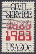 #2053 20c Civil Service, 100 Years 1983 Used
