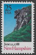 #2344 25c Constitution Bicentennial New Hampshire 1988 Mint NH