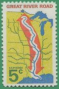 #1319 5c Mississippi River-The Great River Road 1966 Mint NH
