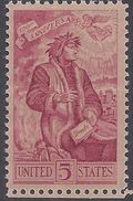 #1268 5c Dante Alighieri 1965 Mint NH