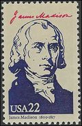 #2216d 22c Ameripex '86 James Madison 1986 Mint NH