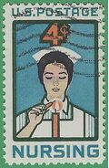 #1190 4c In Honor of the Nursing Profession 1961 Used