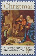 #1444 8c Adoration of the Shepherds 1971 Mint NH