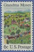#1370 6c American Folklore Grandma Moses 1969 Used