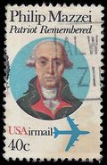 Scott C 98 40c US Air Mail Phillip Mazzei 1980 Used