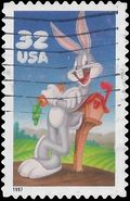 #3137 32c Bugs Bunny 1997 Used
