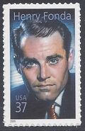 #3911 37c Legends of Hollywood Henry Fonda 2005 Mint NH