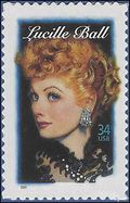 #3523 34c Legends of Hollywood Lucille Ball 2001 Mint NH