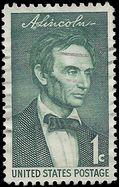 #1113 1c Lincoln Sesquicentennial 1959 Used