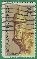 #1437 8c San Juan, Puerto Rico 1971 Used