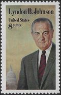 #1503 8c Lyndon B. Johnson 1973 Mint NH