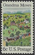 #1370 6c American Folklore Grandma Moses 1969 Mint NH