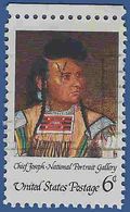 #1364 6c Chief Joseph National Portrait Gallery 1968 Used