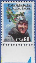 #2998 60c Eddie Rickenbacker Sm Date 1995 Mint NH