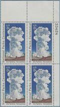 #1453 8c National Parks Centennial Old Faithful PB/4 1972 Mint NH
