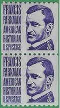 #1297 3c Francis Parkman Coil Pair 1975 Mint NH