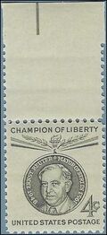 #1136 4c Champions of Liberty Ernst Reuter 1959 Mint NH