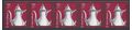 #3759 3c Silver Coffeepot Coil Strip/5 2013 Mint NH
