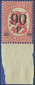 Finland # 125 1921 Mint NH Light Glaze Gum
