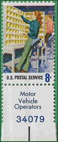 #1494 8c Postal Service Employees Manual Letter Routing 1973 Mint NH