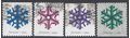 #5031-5034 Geometric Snowflakes Set/4 2015 Used