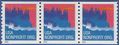#3864 5c Sea Coast Nonprofit Coil Strip/3 2004 Mint NH