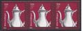 #3759 3c Silver Coffeepot Coil Strip/3 2013 Mint NH