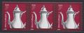 #3759 3c Silver Coffeepot Coil Strip/3 2013 Mint NH