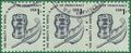 #1581 1c Americana Issue Inkwell and Quill 1977 Used Strip of 3