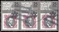 #2410 25c World Stamp Expo '89 1989 Used Strip of 3