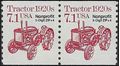 #2127b 7.1c Tractor 1920s Bureau Precancel +Zip 4 1989 Mint NH