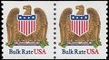 #2602 10c Eagle & Shield Bulk Rate Coil Pair 1991 Mint NH